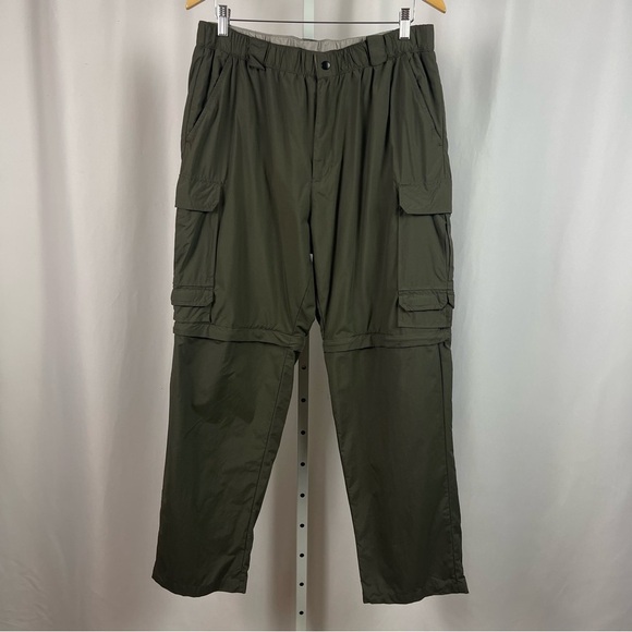 Rugged Exposure Mens Large Convertible Waterproof Waist Nylon Hiking Pants - Picture 1 of 8
